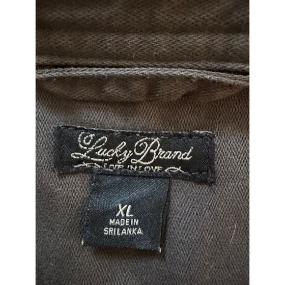 Lucky Brand utility chore fisherman core jacket, size XL Gray/Brown - Picture 3 of 6